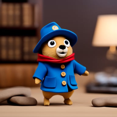 Go Blue Gopher as Paddington Gopher