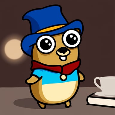 Go Blue Gopher as Paddington Gopher