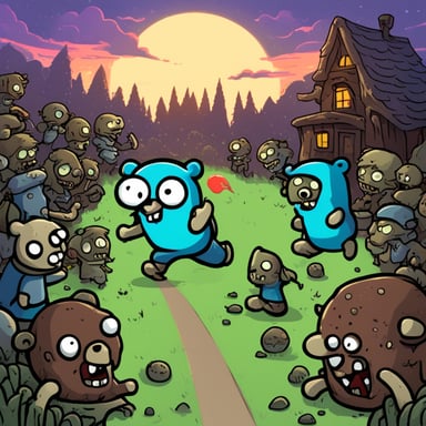 Go Blue Gopher vs. Zombies