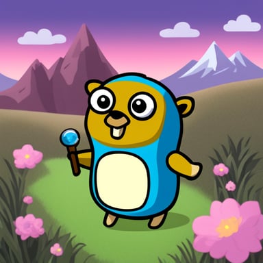Go Blue Gopher as a Zelda character.