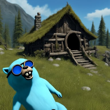 Go Blue Gopher in Skyrim