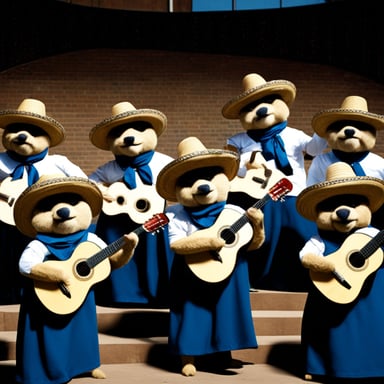 Go Blue Gopher plays in a Mariachi band.