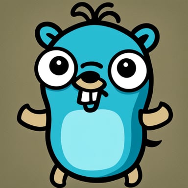 Photo of Go Blue Gopher showcasing Gopher-like facial features.