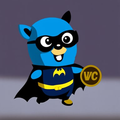 Go Blue Gopher as Batman Gopher