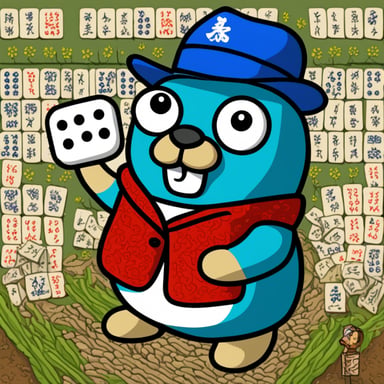 Go Blue Gopher won the grand tournament of mahjong.