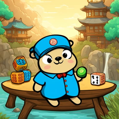 Go Blue Gopher won the grand tournament of mahjong.