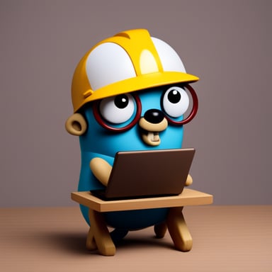 Exploring the internet with Go Blue Gopher.