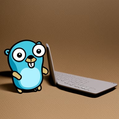 Exploring the internet with Go Blue Gopher.