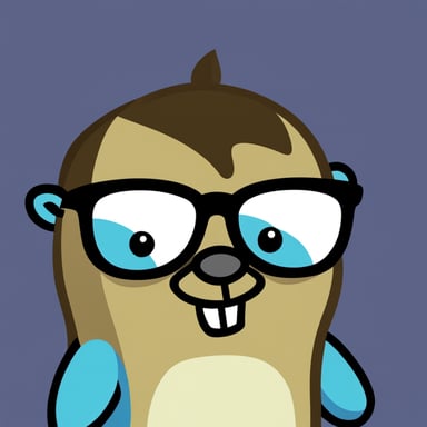 Go Blue Gopher from Denver, Colorado, with brown hair and square glasses.