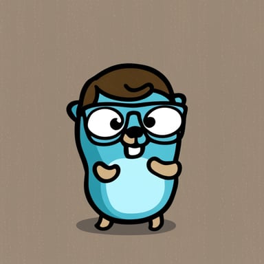 Go Blue Gopher from Denver, Colorado, with brown hair and square glasses.