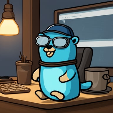 Go Blue Gopher creating Kubernetes namespaces.
