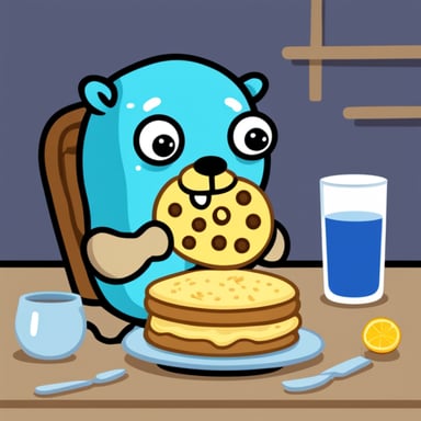 Go blue gopher is eating memory.