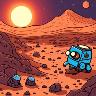 Go Blue Gopher on Mars.