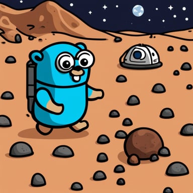 Go Blue Gopher on Mars.