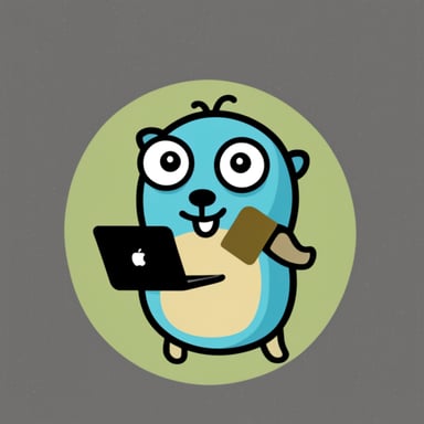 Go Blue Gopher who works for Apple.