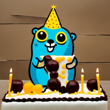 Go Blue Gopher's birthday in Brighton.