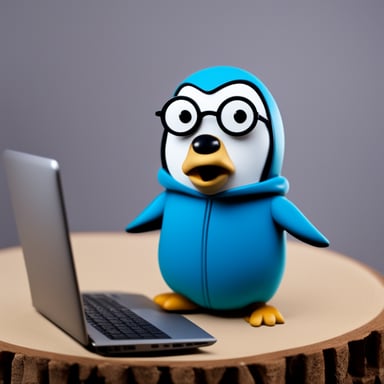 In the world of operating systems, imagine the Go Blue Gopher as a penguin Linux nerd from Amsterdam, passionate about open source and coding.