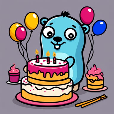 Happy birthday, Go Blue Gopher!