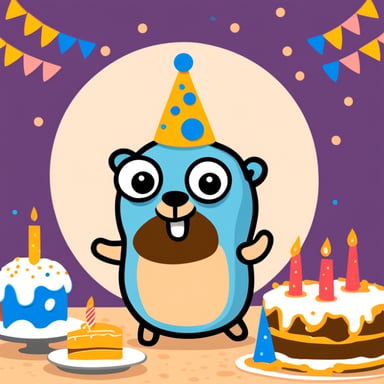 Happy birthday, Go Blue Gopher!