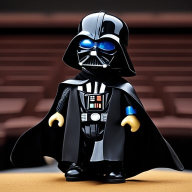 Go blue gopher dressed as Darth Vader.