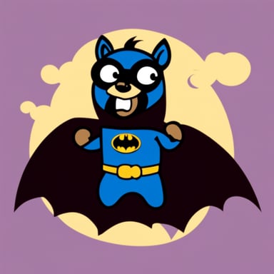 Go Blue Gopher as Batman: The Dark Knight Gopher