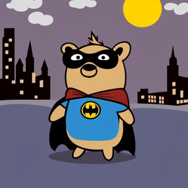 Go Blue Gopher as Batman: The Dark Knight Gopher