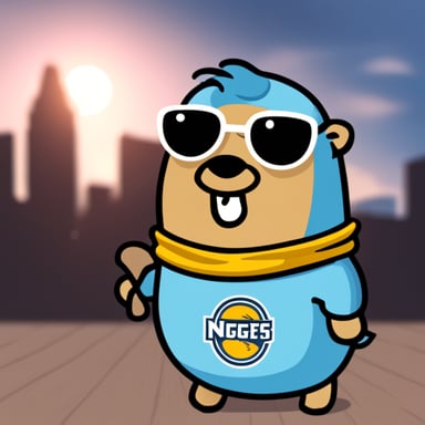Go Blue Gopher is a fan of the Denver Nuggets.
