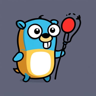 Go Blue Gopher as Discord robot gopher.