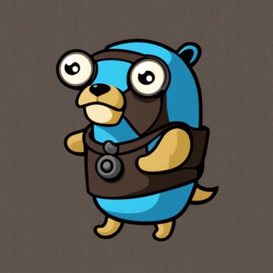 Go Blue Gopher as Discord robot gopher.