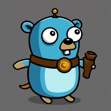 Go Blue Gopher as Discord robot gopher.