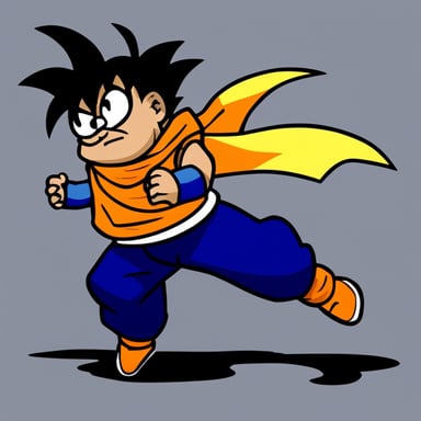 Go Blue Gopher as Goku from Dragon Ball.