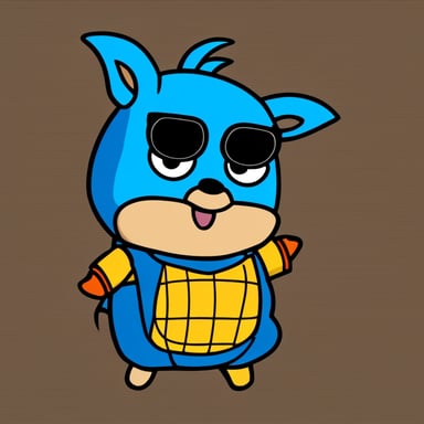 Go Blue Gopher as Goku from Dragon Ball.