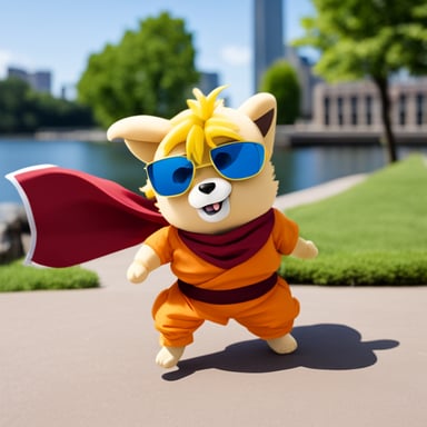 Go Blue Gopher as Goku from Dragon Ball.