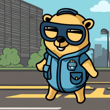 Go Blue Gopher traveling to GopherCon Berlin.
