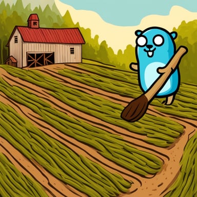 Go Blue Gopher had a farm
