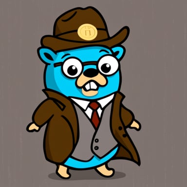 Go Blue Gopher as Leonardo DiCaprio.