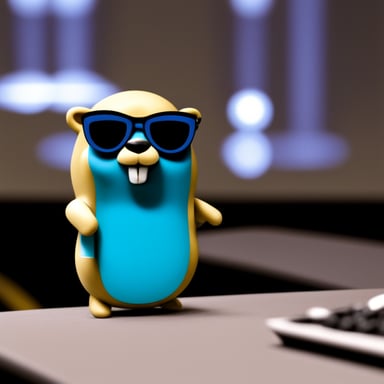 Go Blue Gopher in the Matrix.