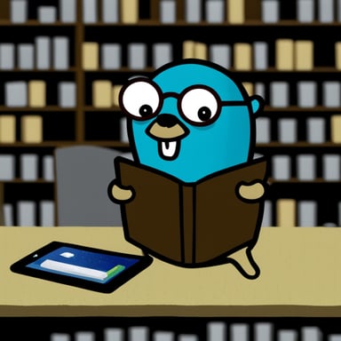 Go Blue Gopher in the Matrix.