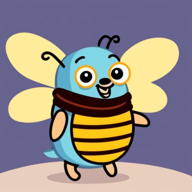 Go Blue Gopher in a bee costume