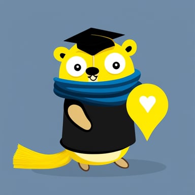 Go Blue Gopher with KNIME icon
