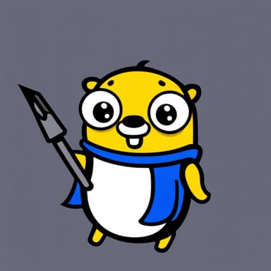 Go Blue Gopher with KNIME icon
