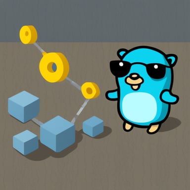Go Blue Gopher with KNIME icon