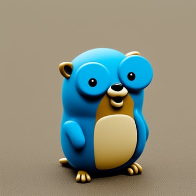 A Danish go blue gopher