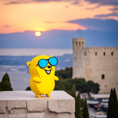 Go Blue Gopher on the White Tower of Thessaloniki