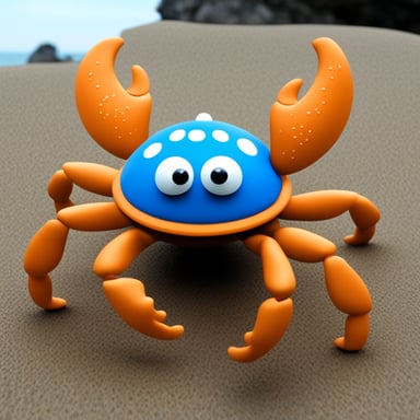 Go Blue Gopher as an 8-legged orange crab.