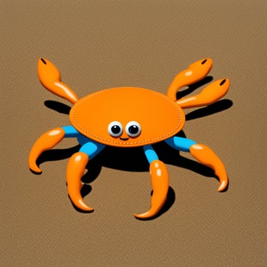 Go Blue Gopher as an 8-legged orange crab.