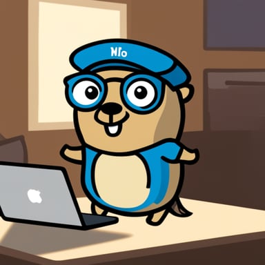 Go Blue Gopher as Ferris in the Rust language community.