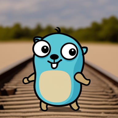 Go Blue Gopher as Ferris in the Rust language community.