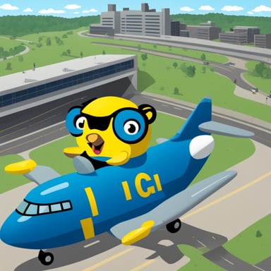 Go Blue Gopher as Airbridge