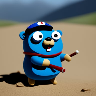 A North Korean Go Blue Gopher